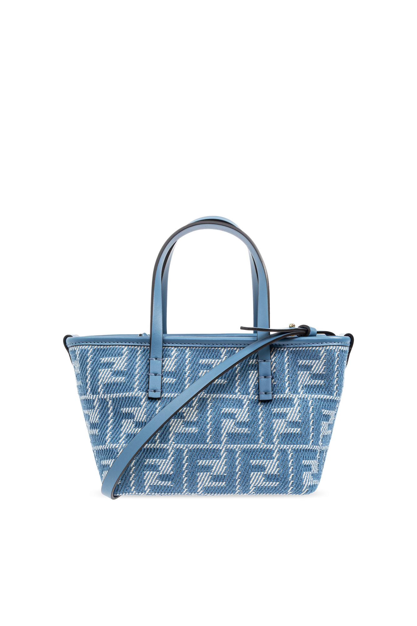 ハンドバッグ FENDI LIGHT BLUE LEATHER MINI ROLL HANDBAG Fendi Light Blue Leather Mini Roll Handbag トートバッグ 通販